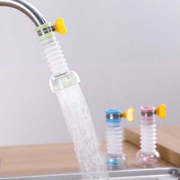 Kitchen Faucet Tap Extender Splash-Proof Water Filter Outlet Head Water Saving Sprayer Filter Diffuser