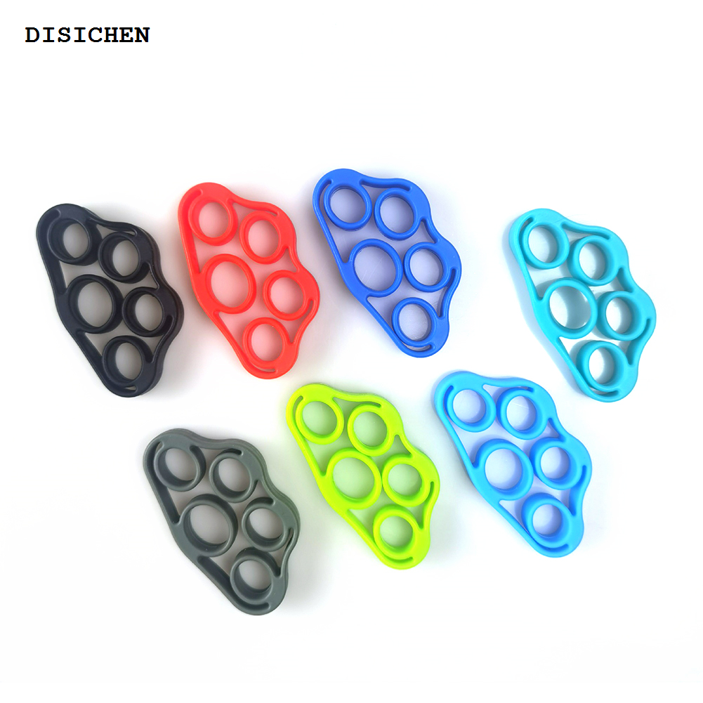DISICHEN 2025 5 Finger Gripper Strengthener Trainer Elastic Silicone Mini Portable Muscle Building Injury Recovery for Rehabilitation Training