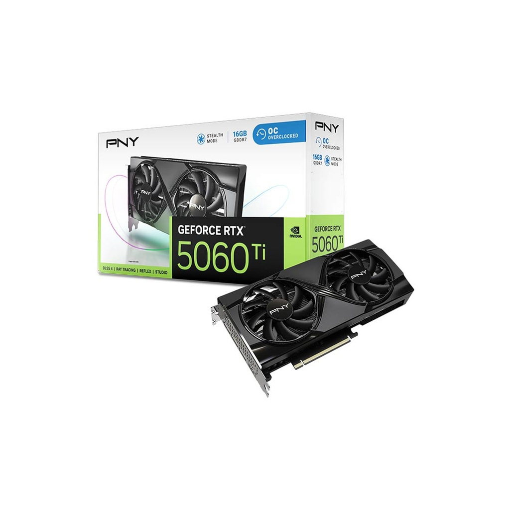 PNY RTX 5060 Ti 16GB Overclocked Graphics Card