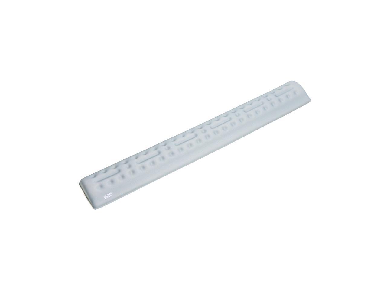 BUBM Memory Foam Keyboard Wrist Pad - Scratch and Stain Resistant Ergonomic Palm Rest Anti Skid(MHST-C(L)/GREY)