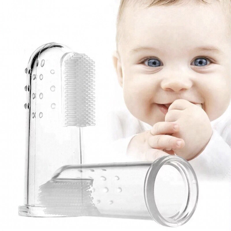 Soft Silicone Baby Finger Toothbrush: Infant Dental Care Set