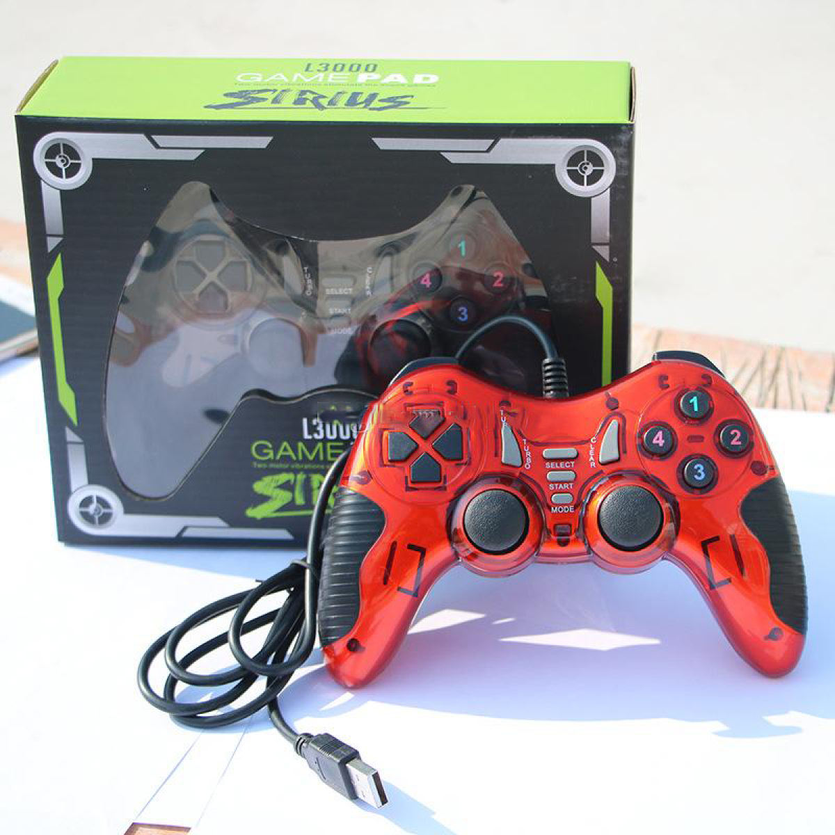 Lanjue L3000 Sirius Usb Joystick Gamepad Controller For Pc And Laptop