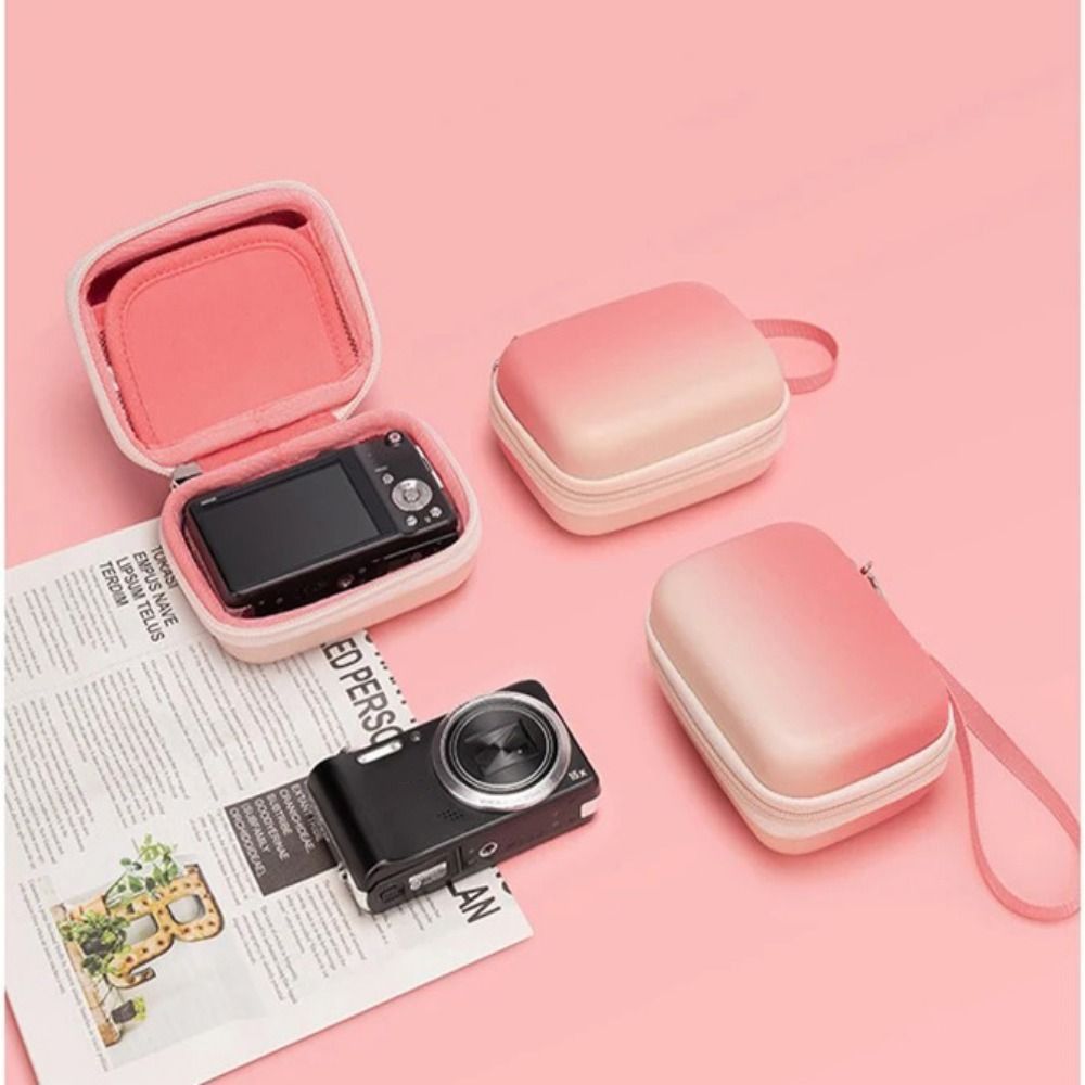 Portable PU Digital Camera Bag Mini Anti-shock Camera Accessories Lightweight Water-Resistant Storage Bag for Sony ZV-1 ZV-1II ZV1 ZV-1M2 ZV-1F RX100 M7 M6 Canon G7 X Mark III G9X G7X II