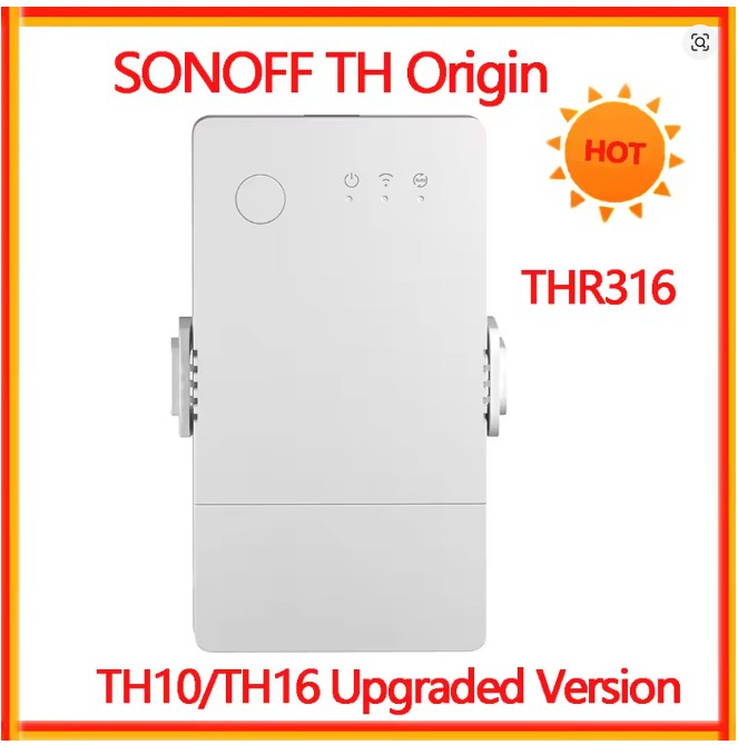 SONOFF TH Origin Thr316 16A Wifi Smart Temperature and Humidity Monitoring eWelink Switch TH10/TH16 Upgraded Version