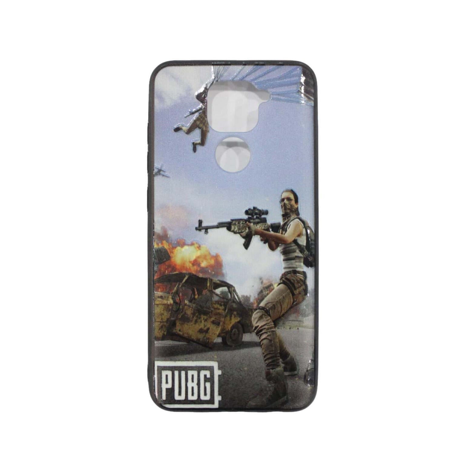 Multicolor PUBG Printed Mobile Cover For Redmi Note 9