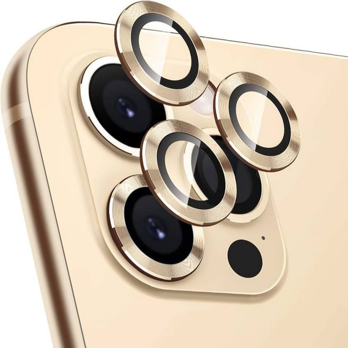 Metallic Ring Glass Camera Protection For iPhone 11 Pro Max