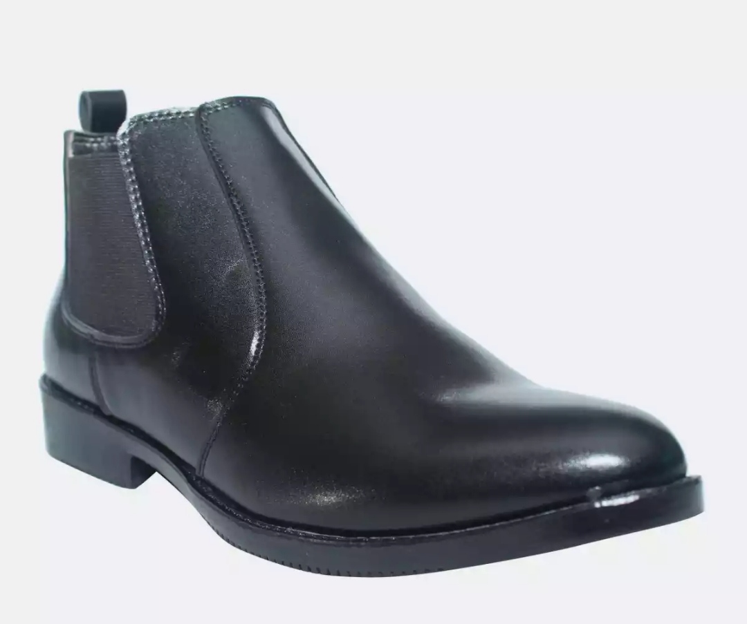 Tan Autumn Pu Leather Ankle Boots For Men