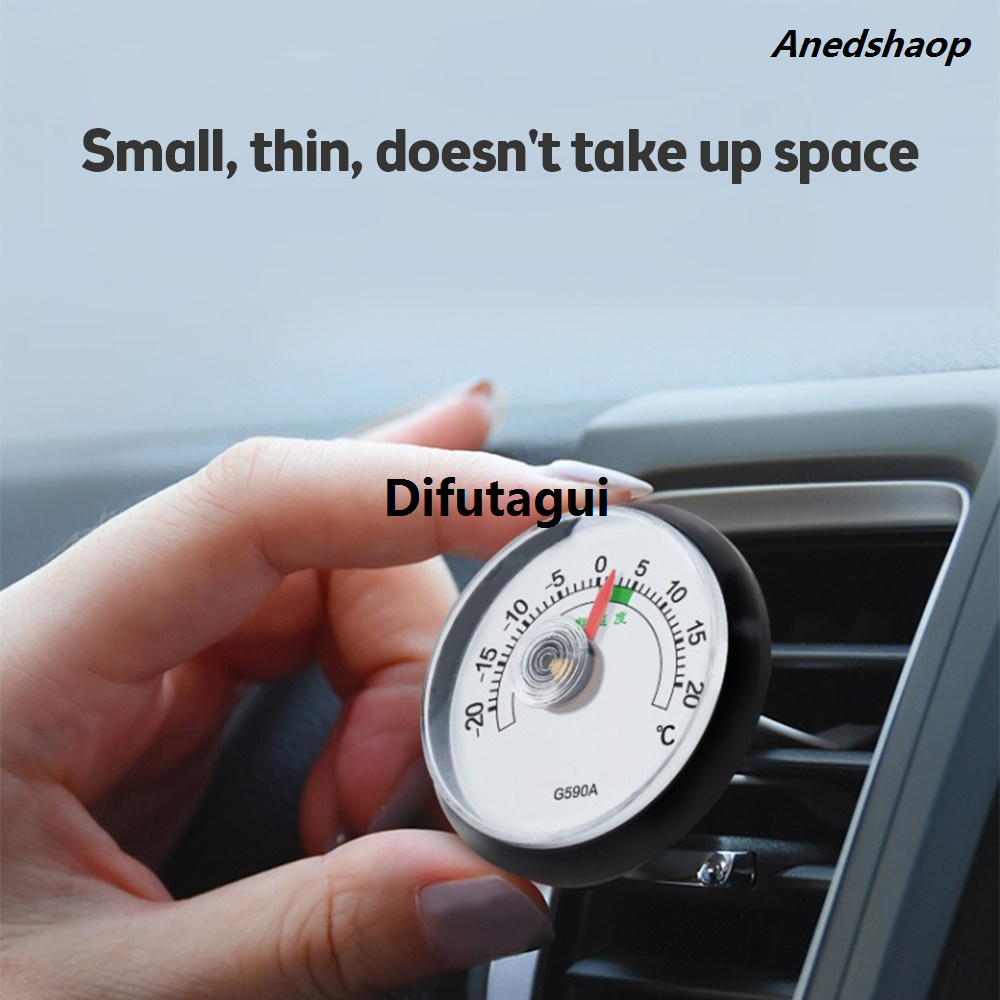 Difutagui High Accuracy 50mm Dial Type Temperature Gauge Mini Car / Refrigerator Hot Selling 2025 New Thermometer Self-adhesive Indicator Temp Thermometer