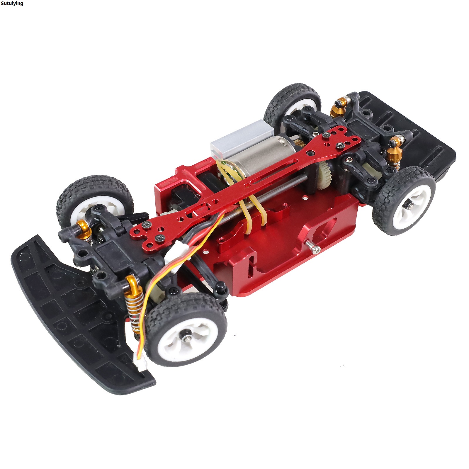 Sutuiying Metal Chassis Bottom Plate and Second Floor Plate for Wltoys Profesional 284161 284010 284131 K989 K979 K969 1/28 RC Car Upgrade Part