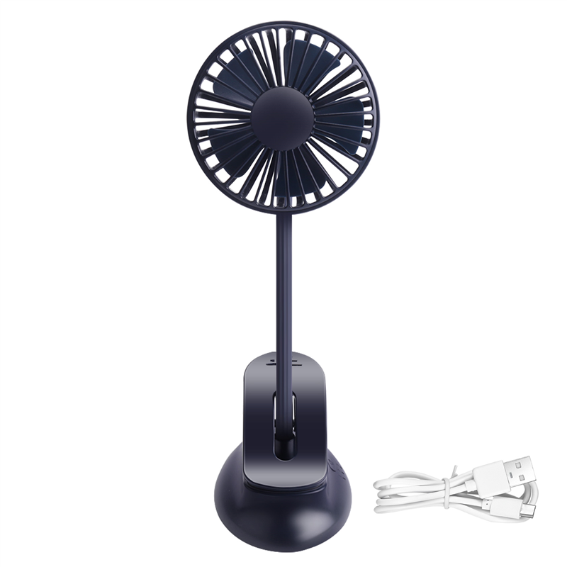 Portable Clip Stroller Fan,3 Speeds Settings,Navy Blue
