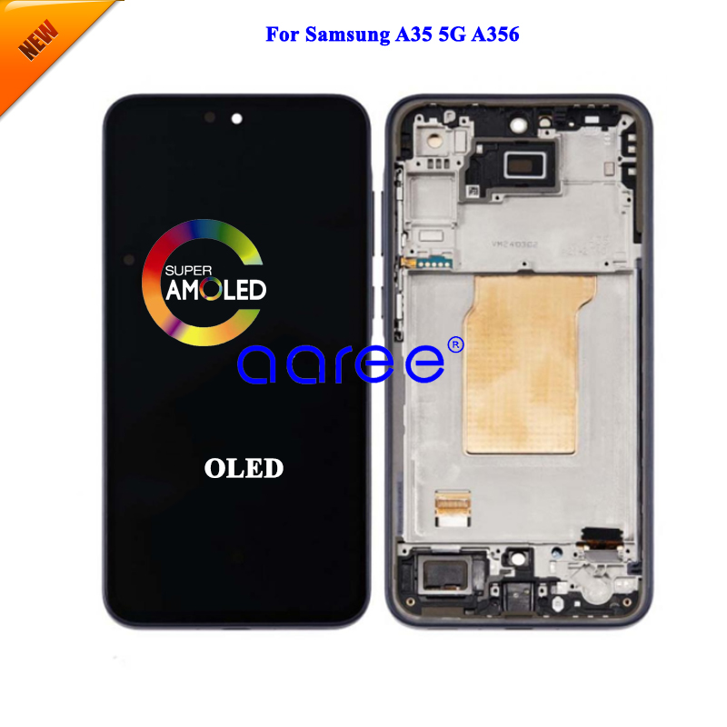 HOT AMOMLED OLED LCD Screen For Samsung A35 A356 LCD For Samsung A35 5G A356 LCD Screen Touch Digitizer Assembly