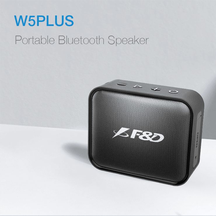 Fenda W5 Plus Portable Bluetooth Speaker 5W Waterproof - Black
