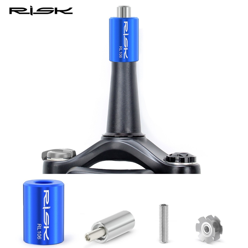New RISK Bike Headset Installer Tool Steel Disassembly Bicycle Fork Star Nut Removal Bike Star Nut Tool for MTB Road Bike