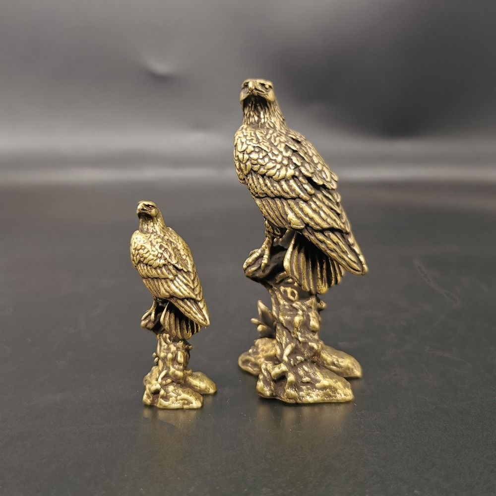 Creative Chinese Style Portable Easy to Clean Living Room Desktop Decor Home Decoration For Interior Handcraft Miniature Sculpture Eagle Statue Bird Figurine Ornaments