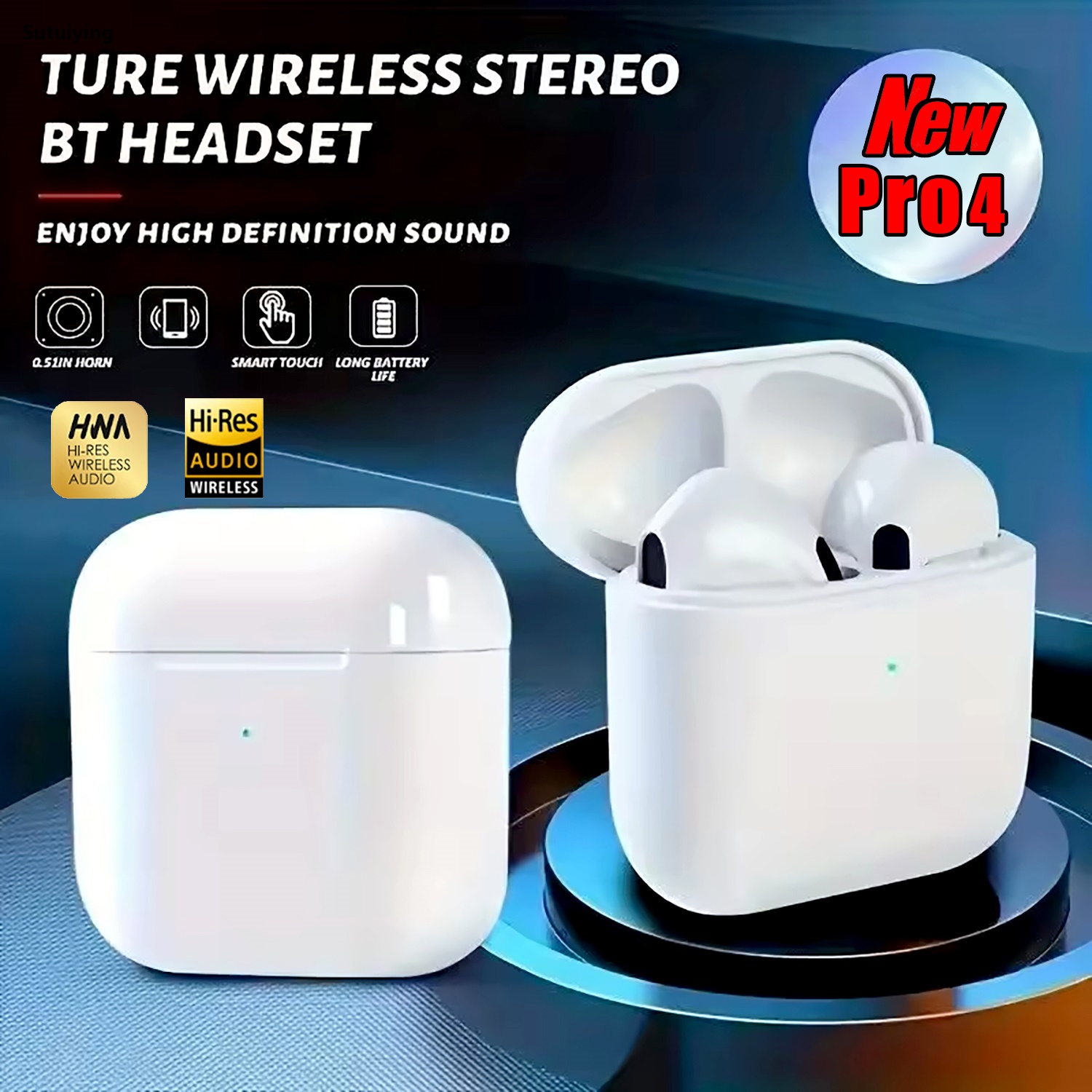 Sutuiying PAXA X15 Pro OWS Wireless Headphones Bluetooth 5.4 Earbuds Sport Fashion Earphone HIFI Sound Quality Noise Reduction with Mic Gaming