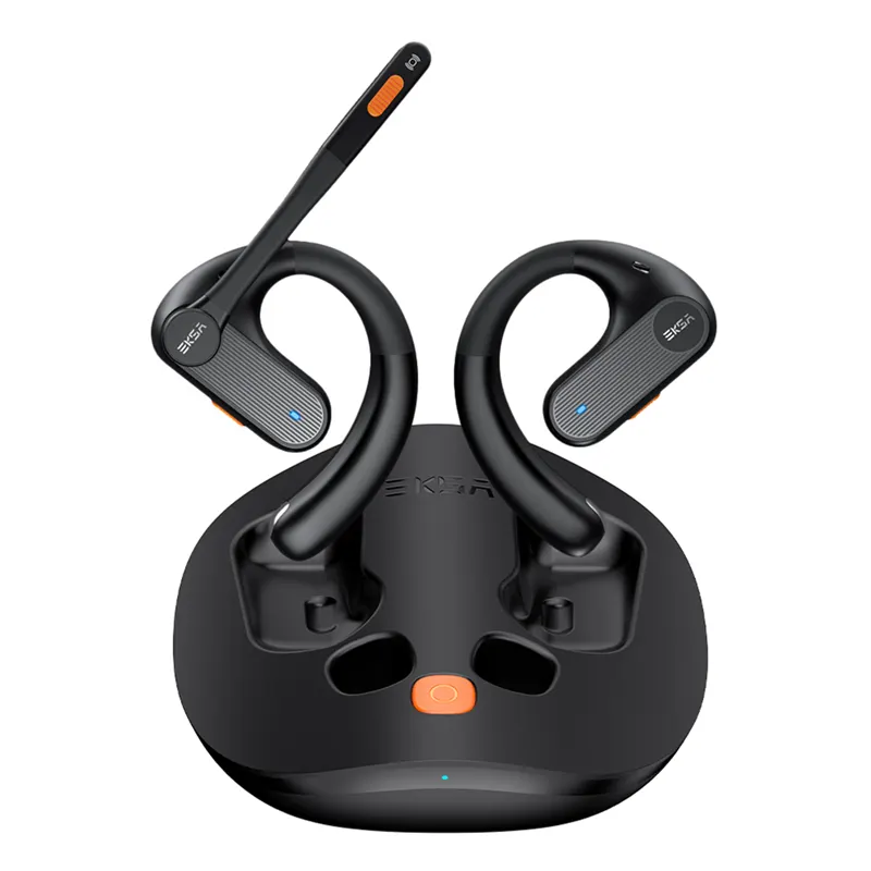 S30 Open-Ear Wireless Headphones, Air Conduction Bluetooth 5.3 Headset, 4 Mic ENC, 70H , for Office/Meetings/Music