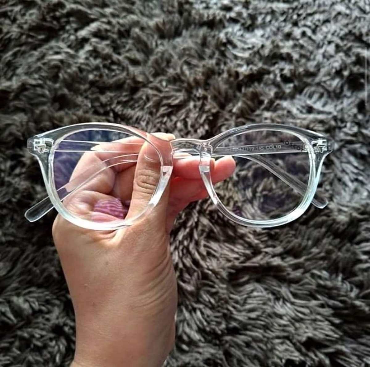 Blue Cut UV Protection Anti Scratch Transparent Glasses For Mobile Gaming Reading Computer Laptop TV Driving | Unisex Square Frame Eyewear