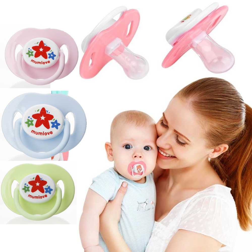 Mumlove Silicone Baby Pacifier - Safety Soft, Food Grade, Soothing Sleep
