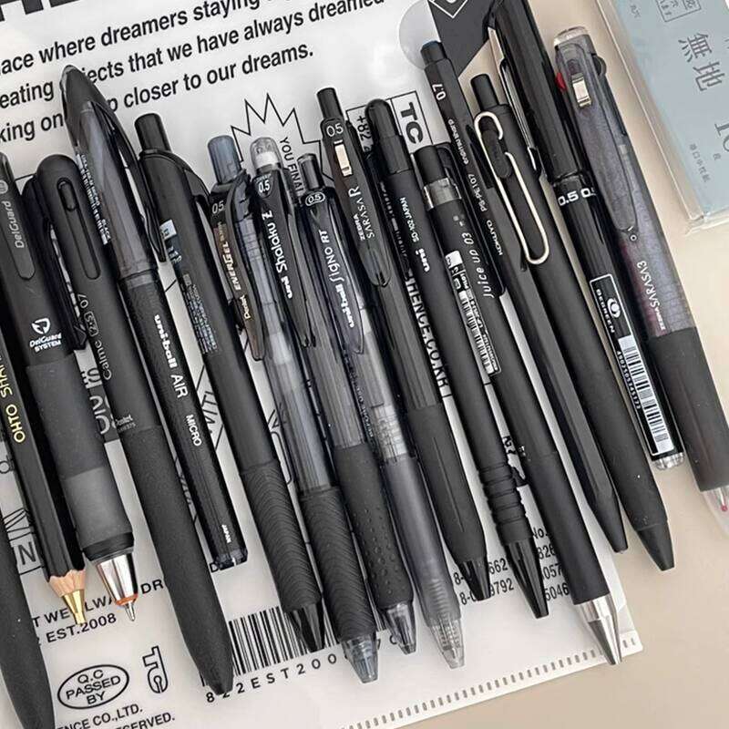 Uni Japan Mitsubishi Gel Uniball Retractable Black UMN-155 Exam Pen Zebra JJ15