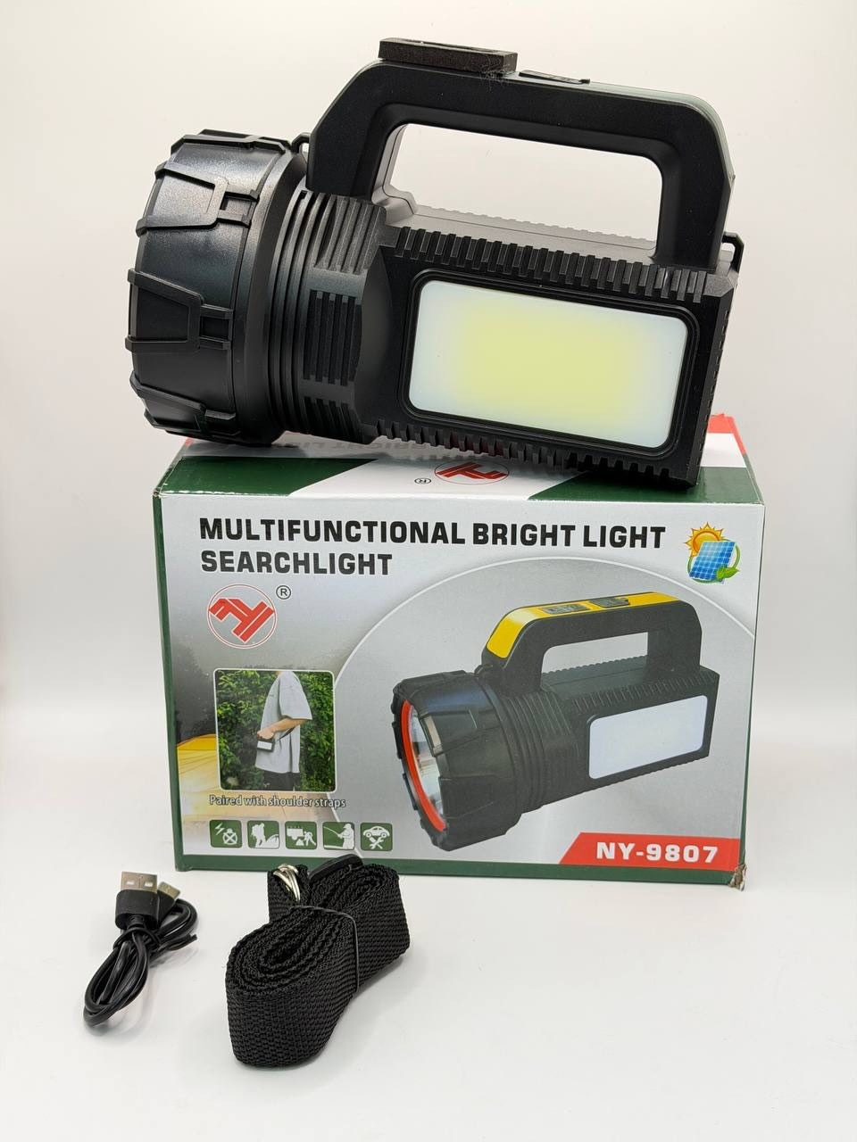 Rechargeable Camping Lamp LED Flashlight Outdoor Portable Emergency Light NY-9807