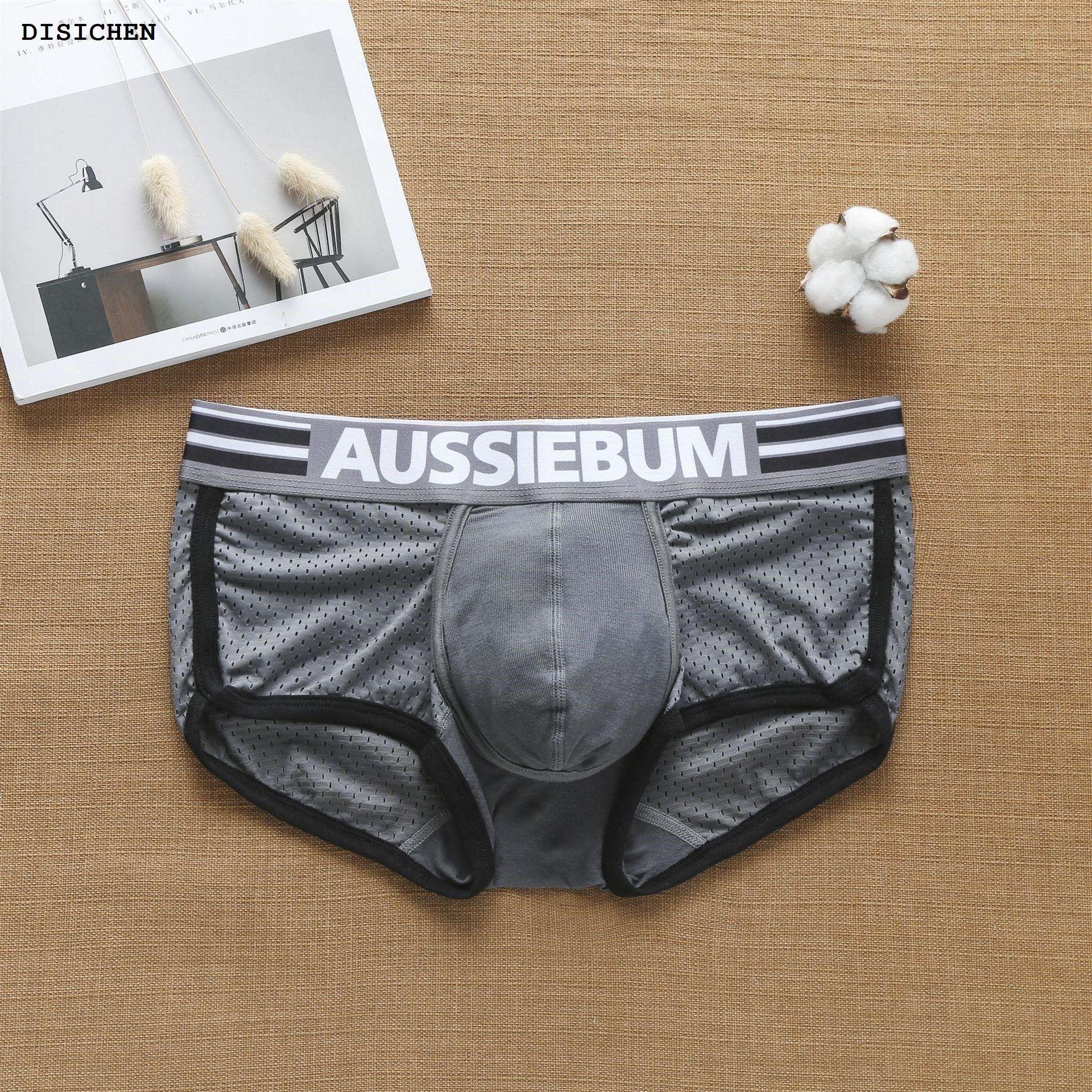 DISICHEN Luxury Dropshipping Men Underwear Male Underpants Bikini Pant Low Rise Men Underwear Comfortable Breathable Briefs (3 Colors Optional)