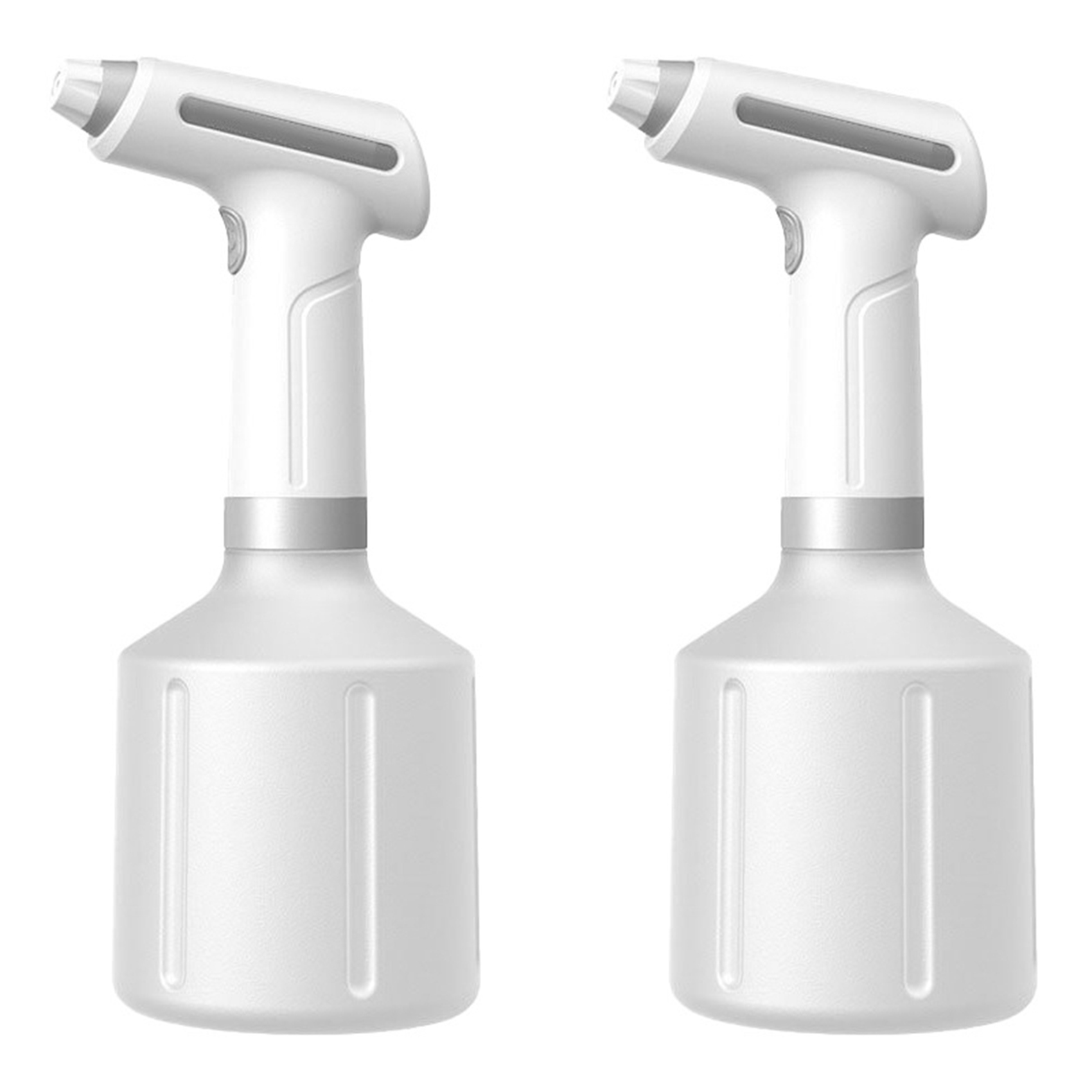 fasdaga 2X Automatic Electric Garden Pump Sprayer USB Rechargeable Stream Bottle Portable Yard & Lawn Sprayer - White