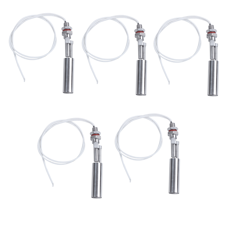 fasdaga 5X Stainless Steel Breaking Water Level Sensor Horizontal Float Switch