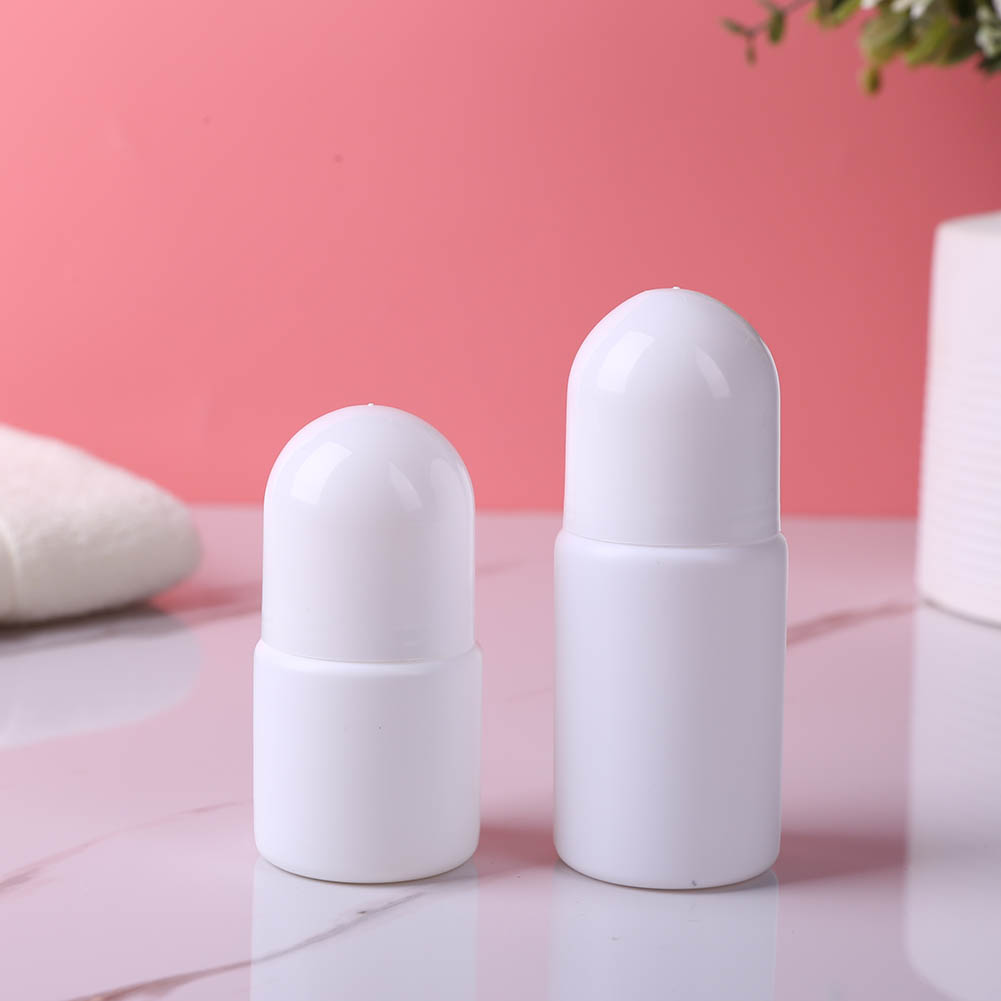 New 1pcs 30/50ML Empty Refillable Rollerball Bottle Plastic Roller Bottles For DIY Deodorant Essential Oils Perfume Cosmetics