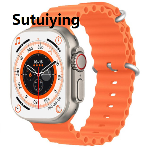 Sutuiying T800 Ultra Smart Watch 1.99| HD Display, Bluetooth Calling, Magnetic Wireless Charging, Sleep Heart Rate Monitor