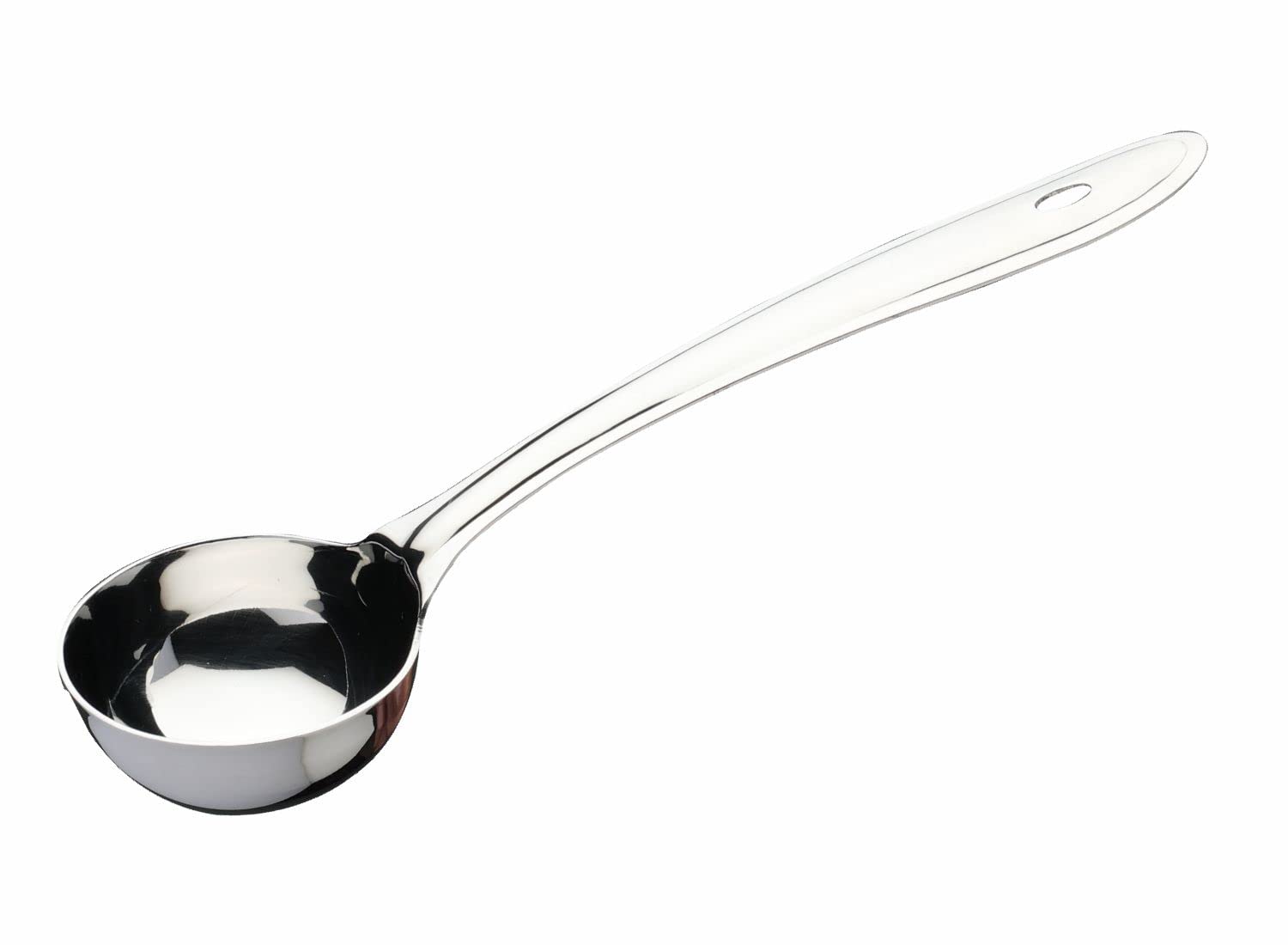 Signoraware Plus Stainless Steel Ladle No.4 - 33cm | Heavy Duty Serving Spoon / Dadu for Kitchen & Catering - Code 7219