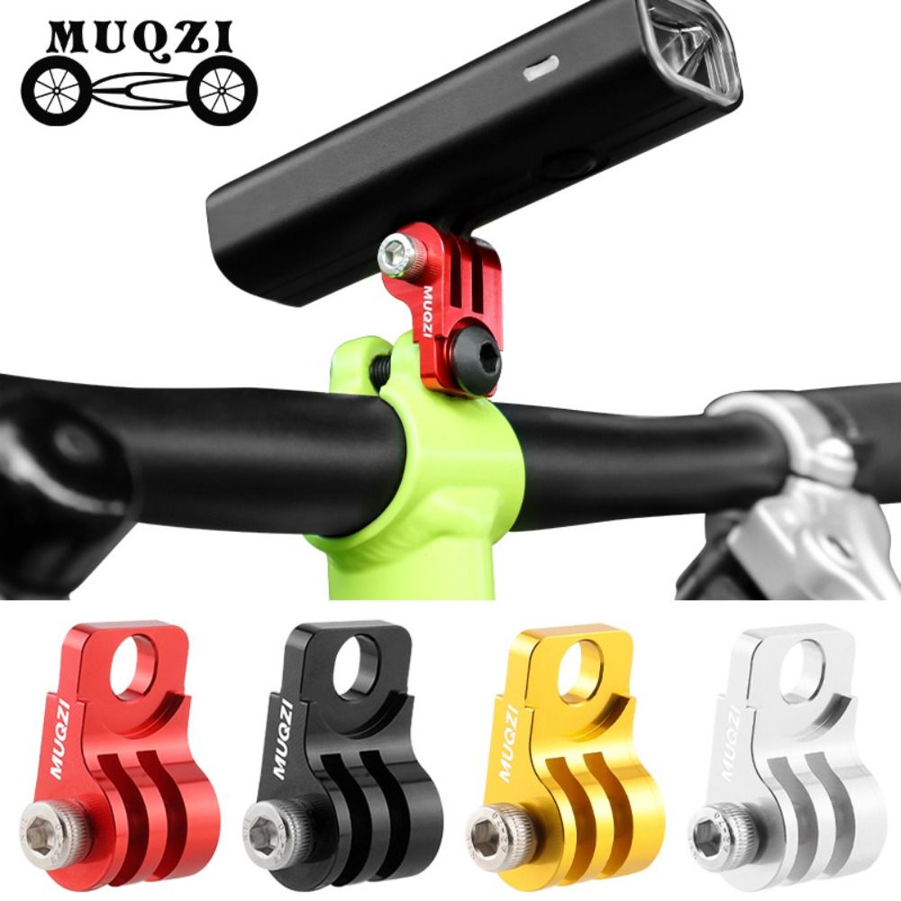Sturdy Aluminum Alloy Bike Light Holder Black Red Gold Silver Modification Bike Lighting Lamp Base Bike Camera Bracket Bicycle Parts