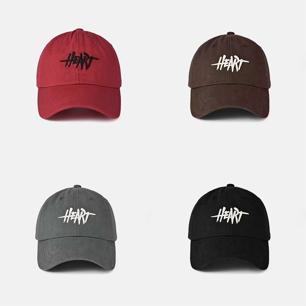 New Polyester Baseball Cap Deepened Hat Large Head Size Duckbill Cap Face Slimming Summer Hat Unisex