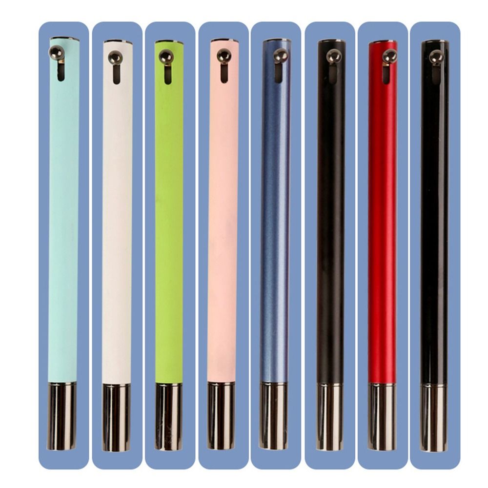 Stationery Press Type Retractable Metal Fountain Pen 0.38MM EF Nib Ink Pen