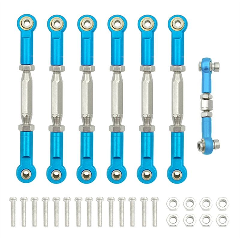Camber Link Rod Linkage Set for Slash 1/10 RC Car Part Blue