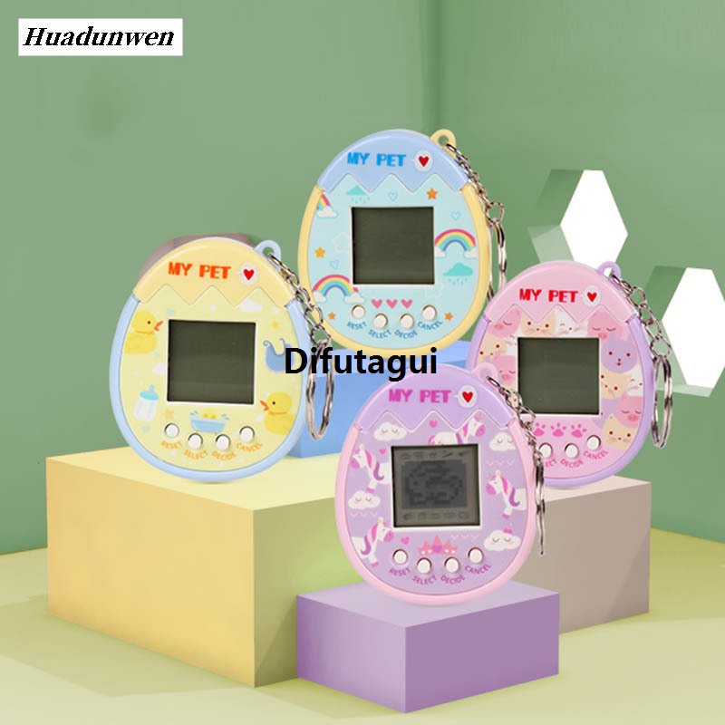 Difutagui Suitable for network virtual pet nostalgia Tamagotchi 1PC pet mini electronic Bargain price Hot Selling pet machine 168 in one digital pet animal toys for children