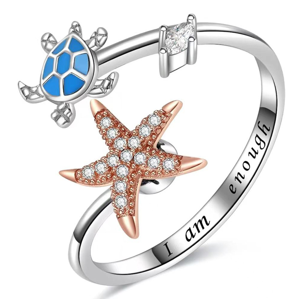 Sale】Women's Cute Turtle Elegant Small Fresh Ring