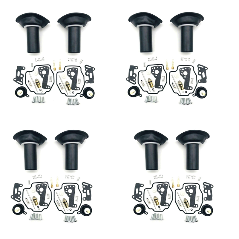FORIDE 4set Carburetor Repair Kit for Virago XV535 1990-2001 XV 535 Plunger Diaphragm