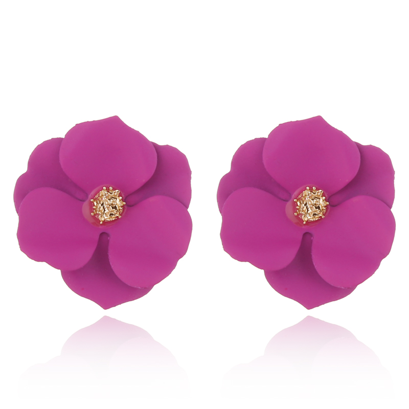 【Happy LifeStore】Hot Sale New Design Sweet Spray Paint Effect Earrings With Trendy Personality For Girls Wo Wedding