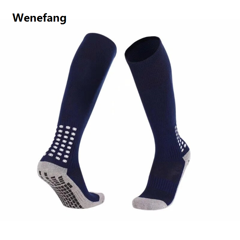 Wenefang Soccer Football Socks Thick Men Over Knee High Volleyball 2023 Long Socks Outdoor Sport Rugby Leggings Breathable Winter Socks
