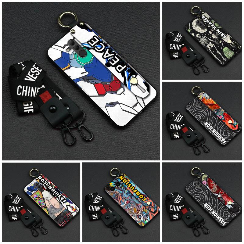 Back Cover Phone Holder Phone Case For Honor600 China/Super Edition Ring Personality Waterproof Shockproof Soft case