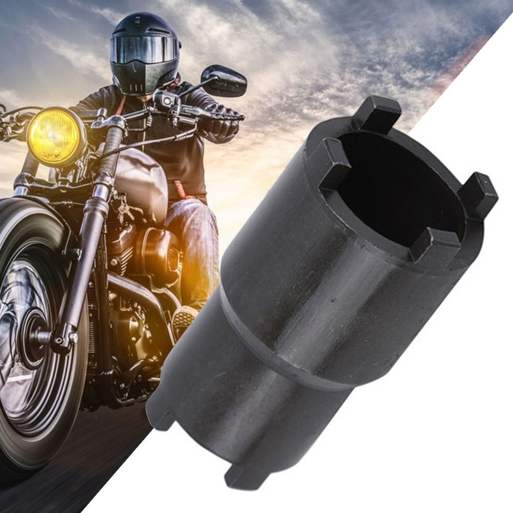High Quality Black Motorcycle Nut Removal Tool 20mm/24mm Double-Headed Clutch Lock Wrench Durable Portable Nut Sleeve For Most Motorcycles