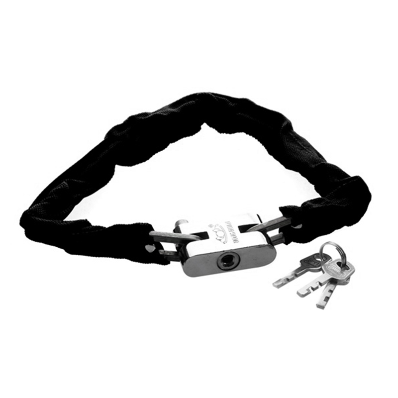 Bike Lock Metal Anti-Theft MTB Road Bike Heavy Duty Safety Lock Motorcycle Padlock Bicycle Chain Lock with Key Durable