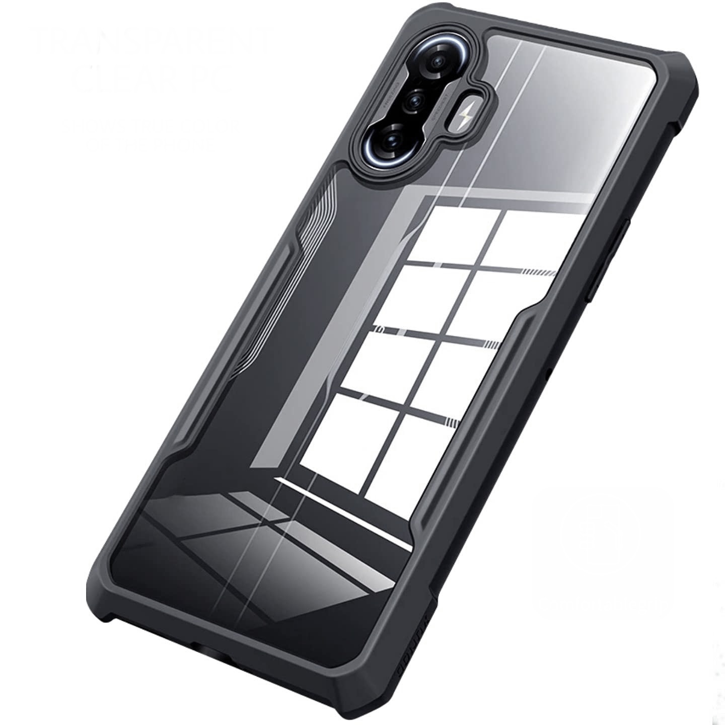 Redmi K40 Border Cover With Back Transparent