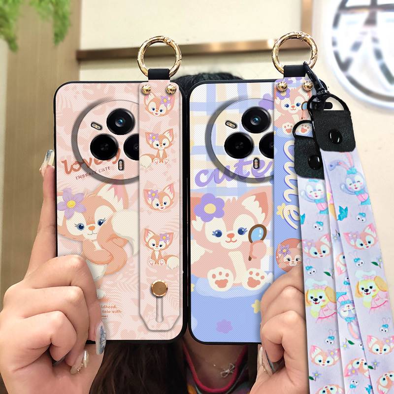 Dirt-resistant Lanyard Phone Case For ZTE Nubia Focus Pro 5G Soft case Shockproof Wristband Durable Waterproof ring