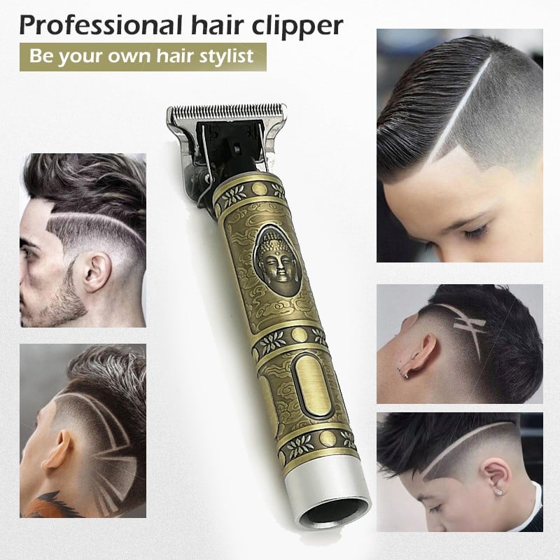 VGR V-085 SUPER TRIM Professional Hair Trimmer Runtime: 120 min Trimmer for Men (Black, Gold)