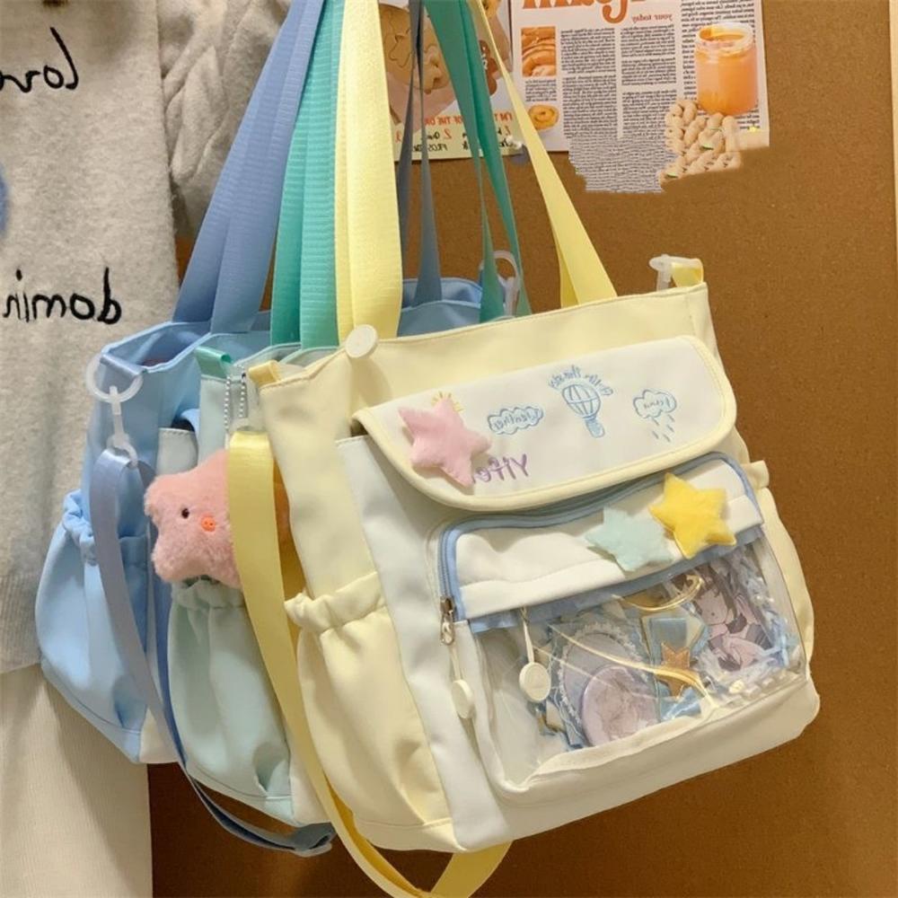 Colorful Crossbody Doll Bag Transparent Transparent Itabag Kawaii Organized Japanese Shoulder Bag for School Gift For Friends College