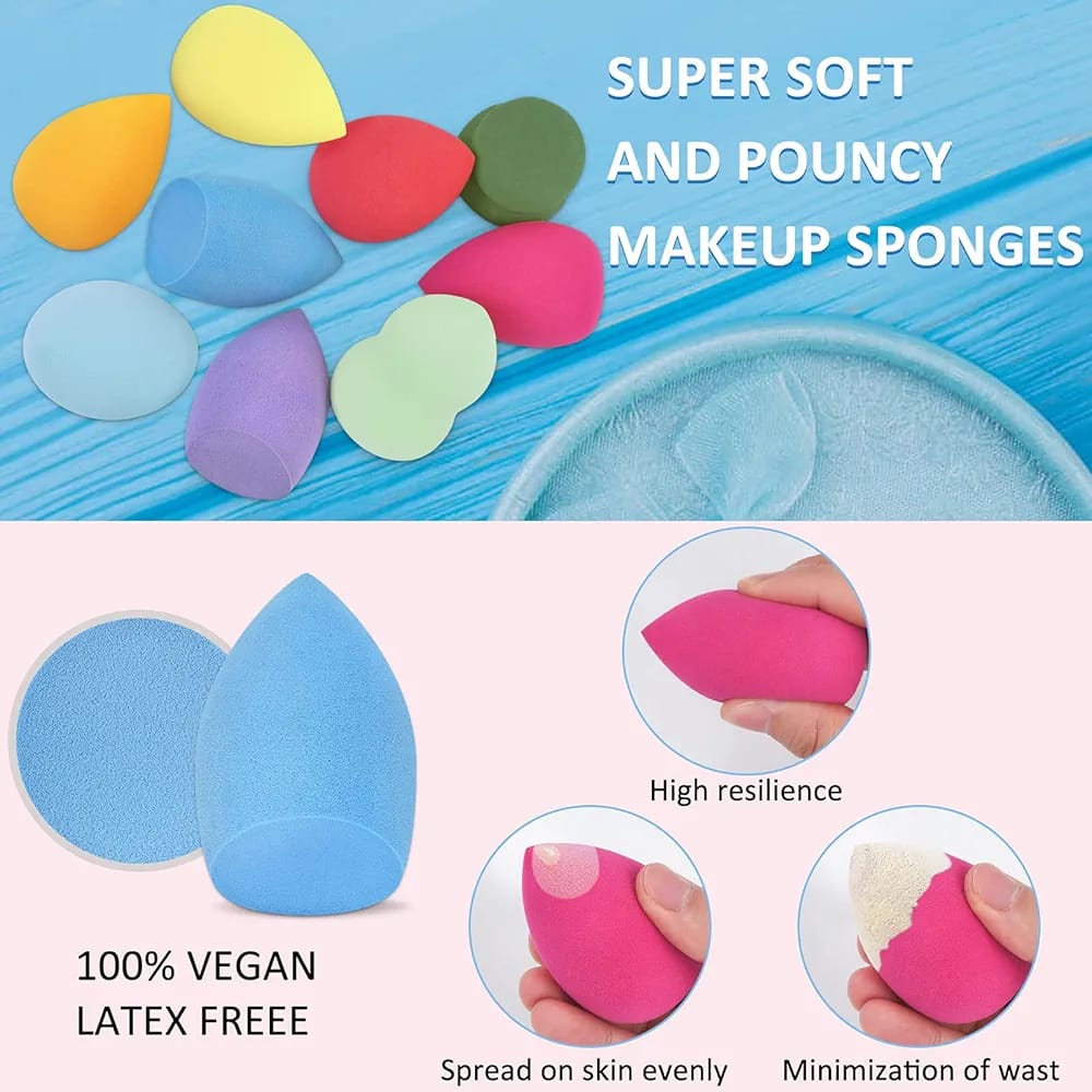 Soft & Flawless Makeup Blender Sponge - Random Color and shapes - Blender By Lianbeida