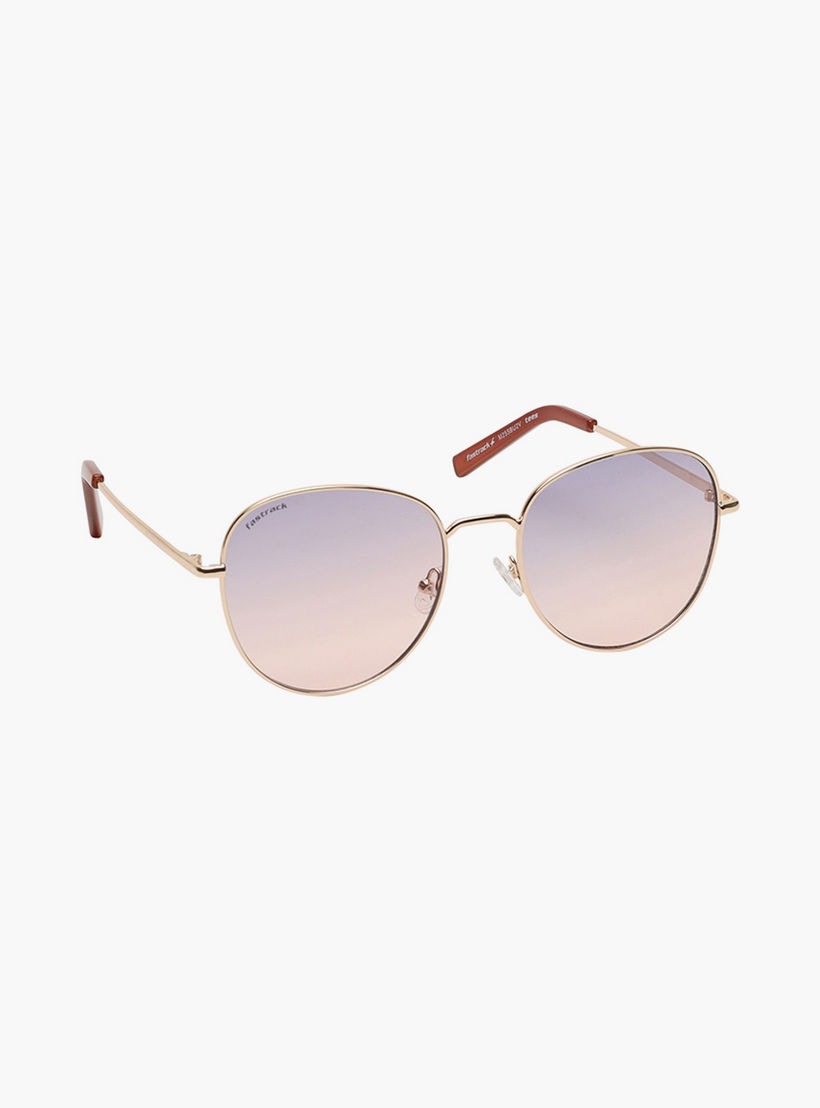 Fastrack UV Protection 50MM Grey Round Sunglasses M255BU2