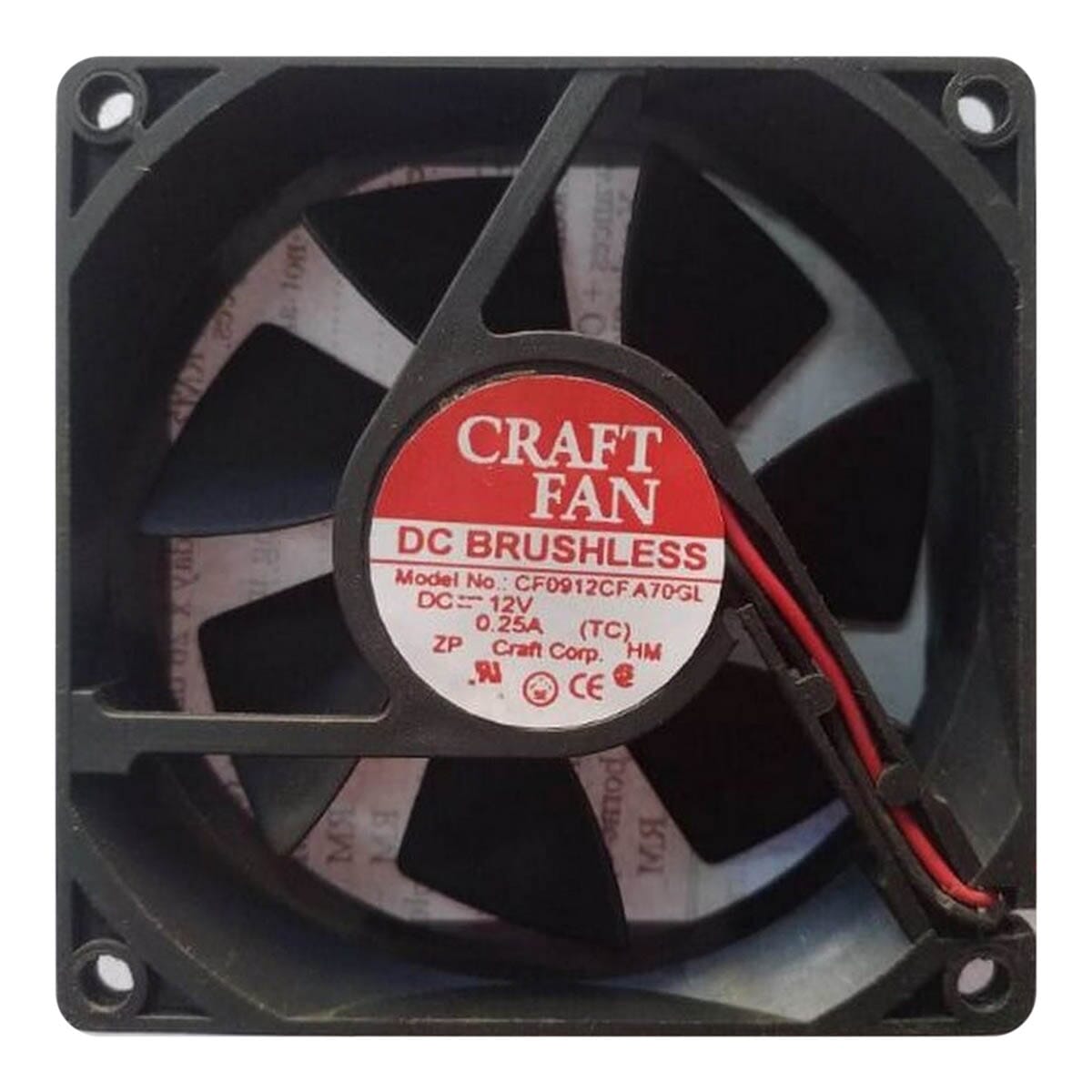 DC 12V 3 Inch 7 Blades Fan