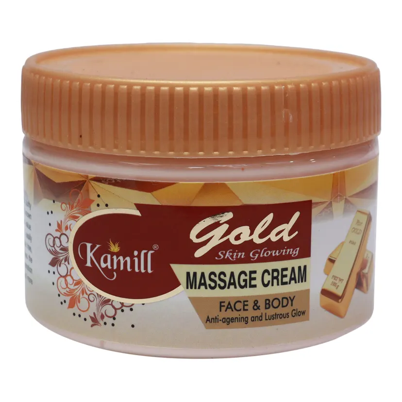 Kamill Gold Skin Glowing Massage Cream Face And Body 300ml